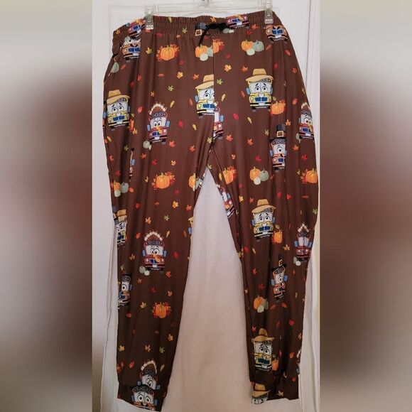#088 Fall School Bus Joggers  Size: TC3 (26W -28W)🍁🍁 - Picture 2 of 8